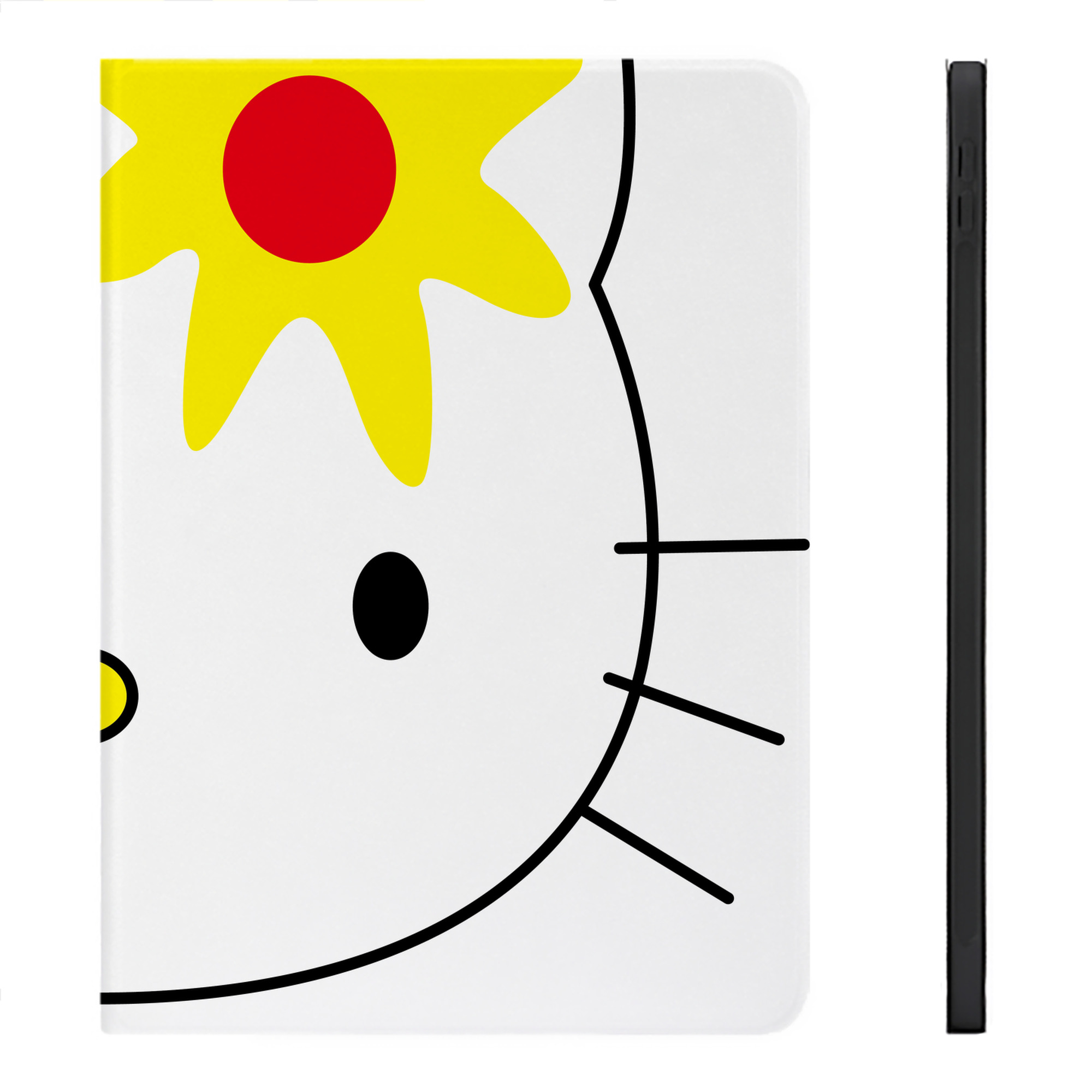 （画像用） Hello Kitty ハローキティ IPadケース ペンホルダー付き ブックスタイルデザイン